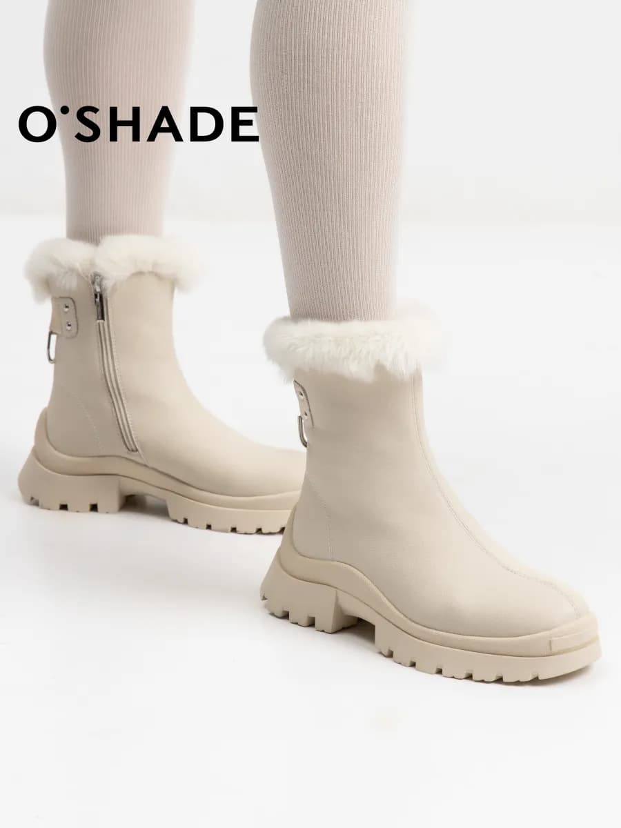 O'SHADE Ботинки женские зимние натуральная кожа