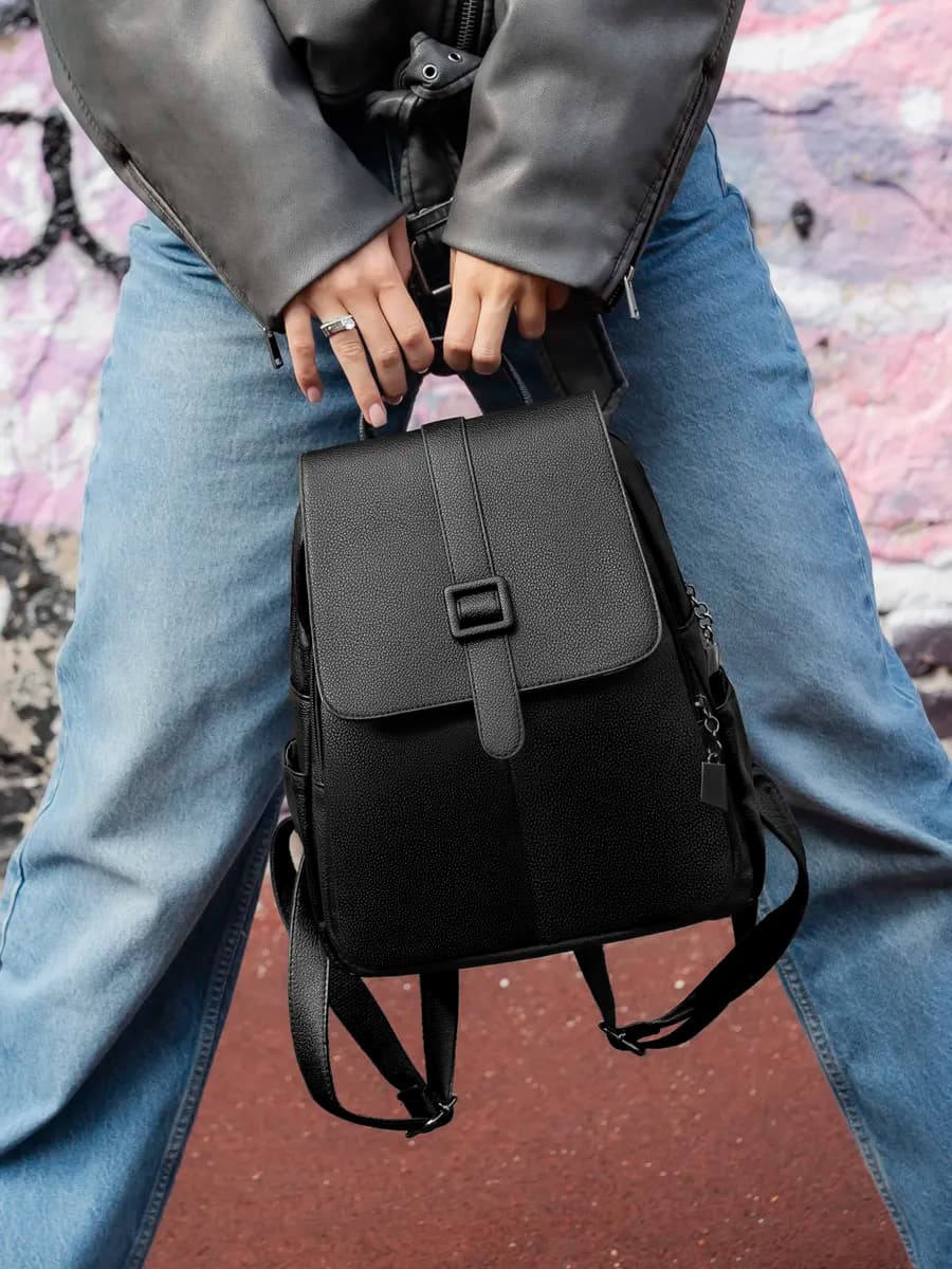 Рюкзак кожаный городской повседневный