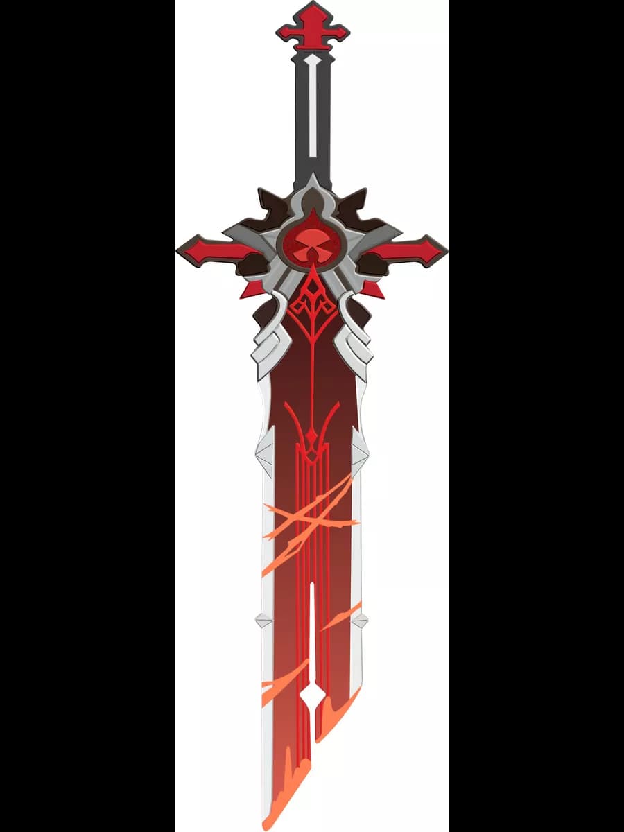 Игрушки для мальчиков Меч Геншин Волчья погибель