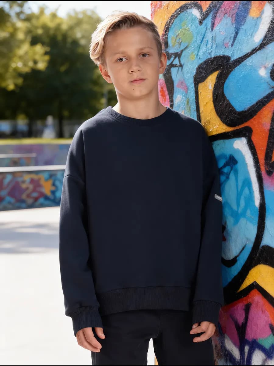 Свитшот школьный трикотажный