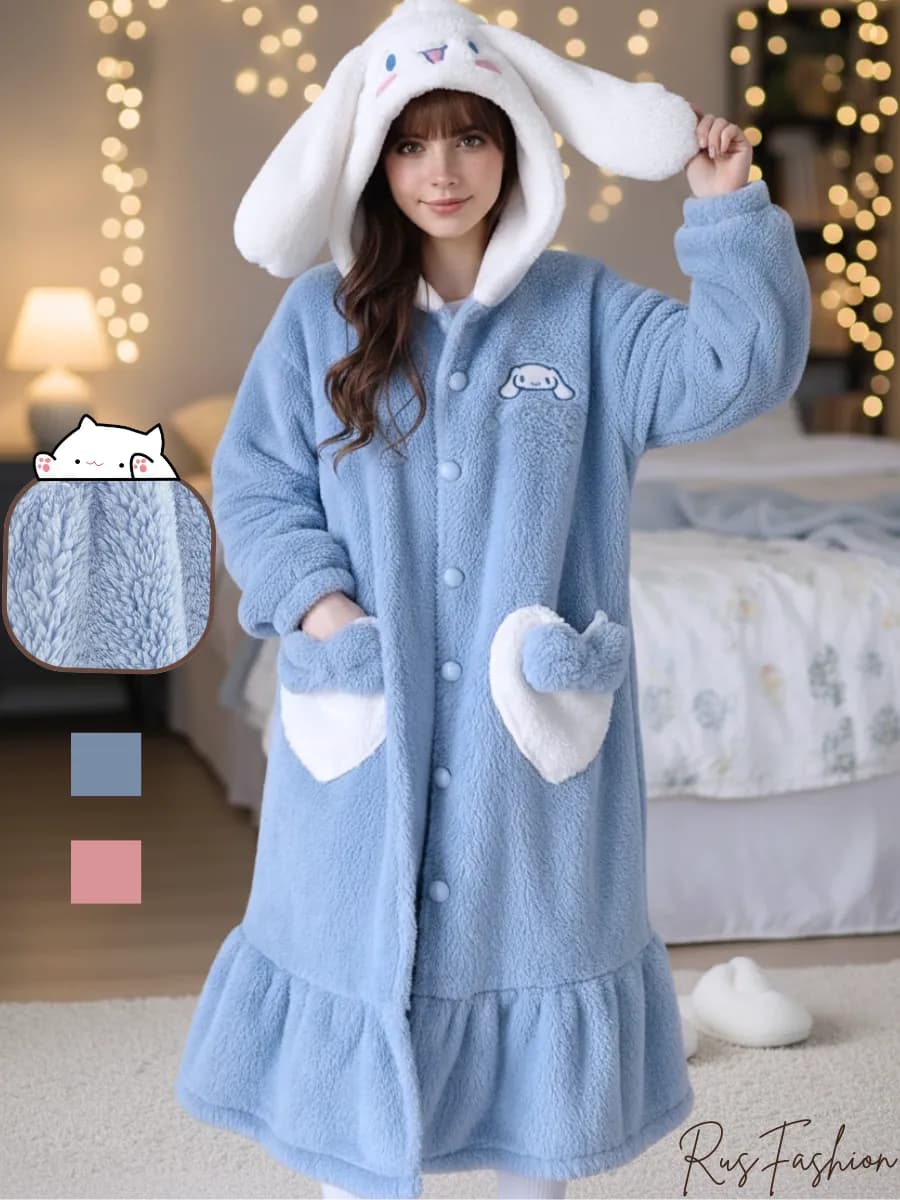 Халат-кигуруми теплый домашний