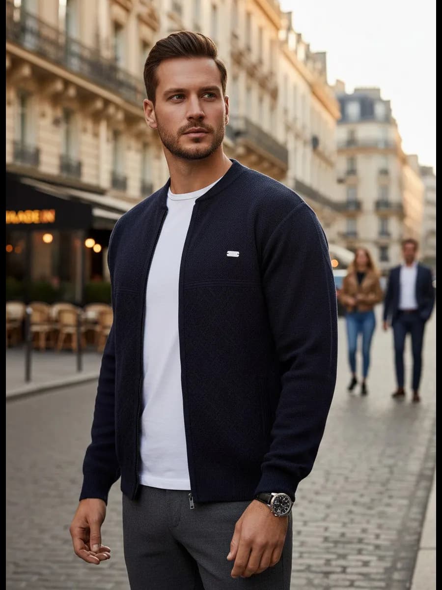 Кардиган на молнии