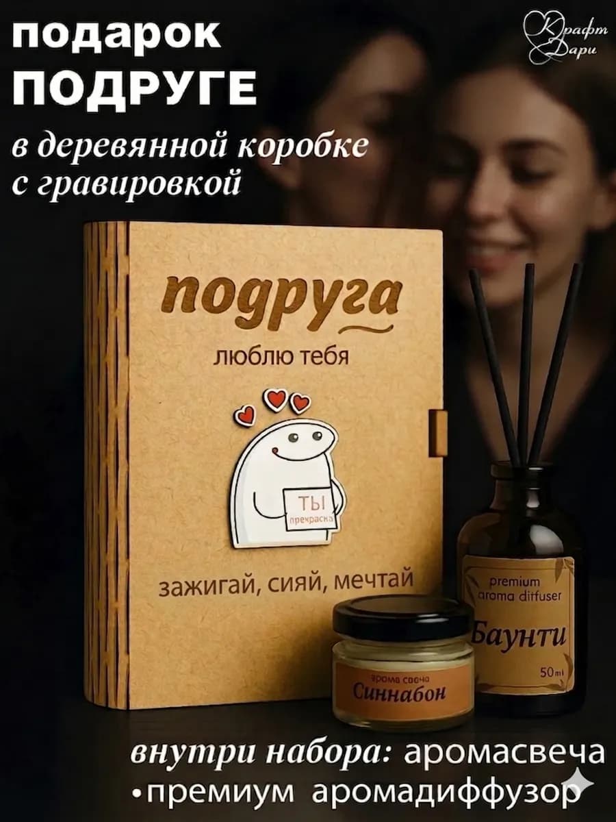 Набор подарок подруге на день рождения новый год