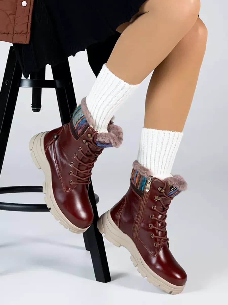 Зимние ортопедические ботинки на меху Gladys