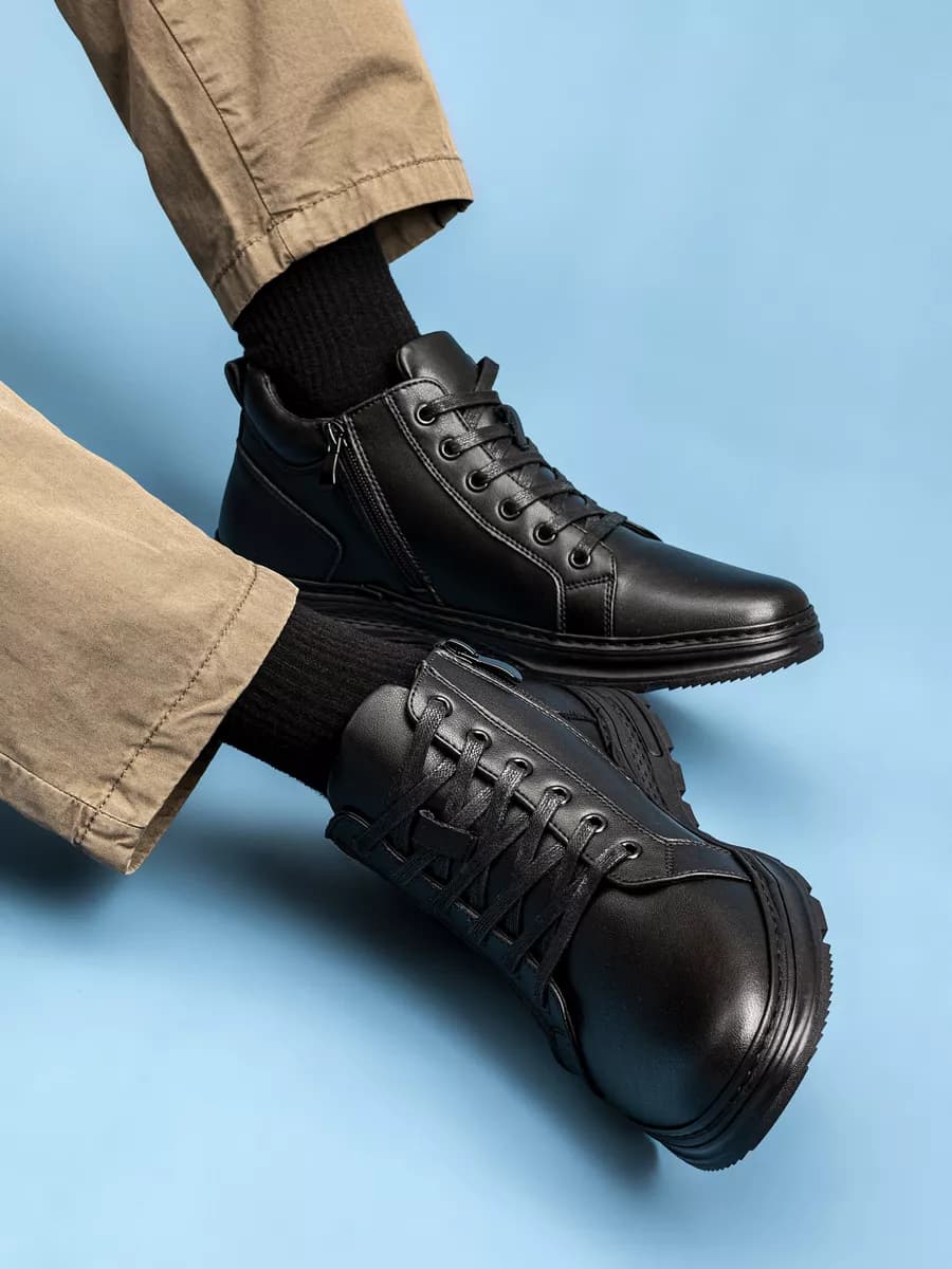 Ботинки из натуральной кожи спортивные