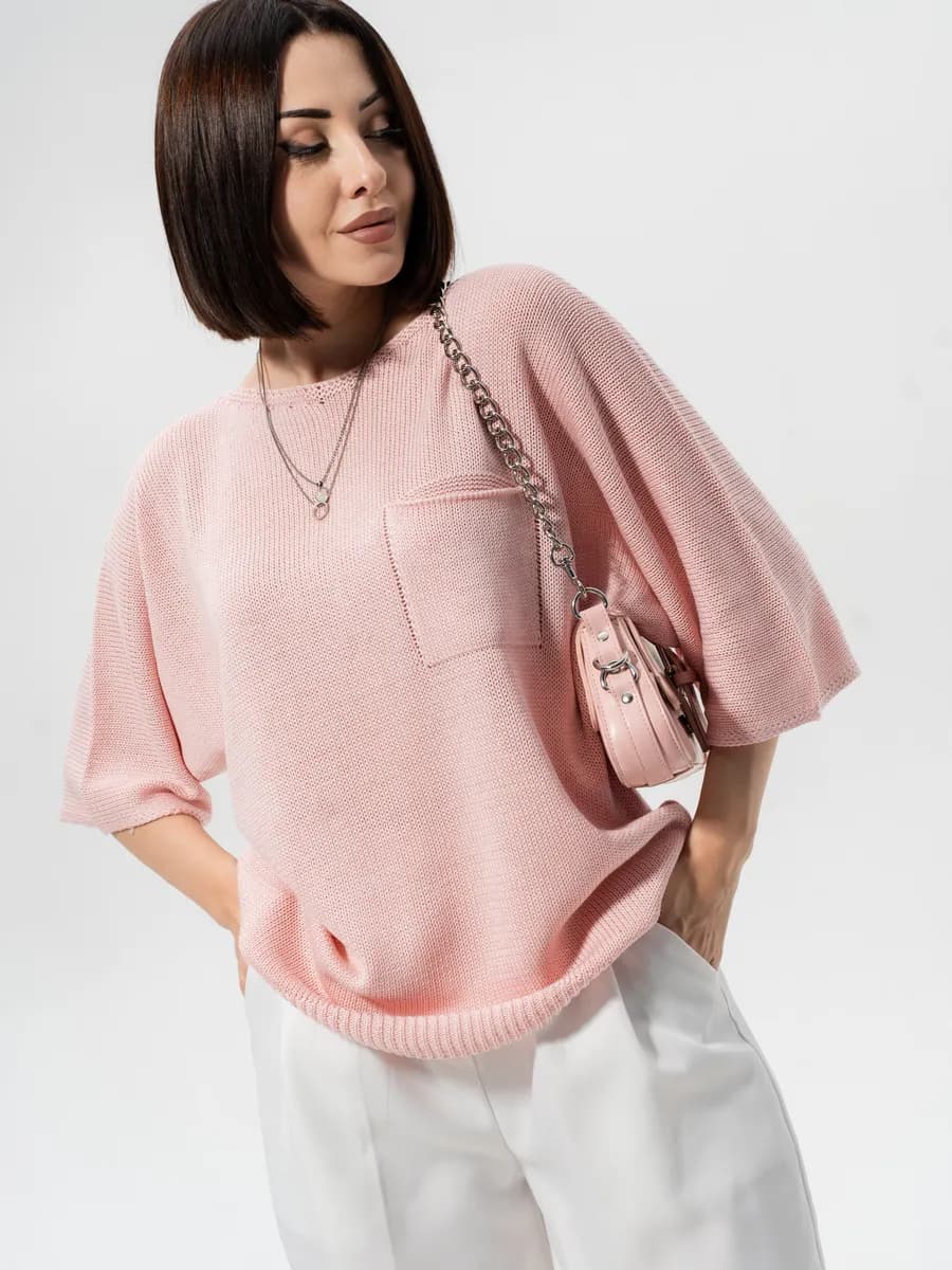 Джемпер женский вязаный тонкий