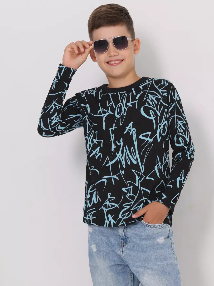 Лонгслив для мальчика повседневный