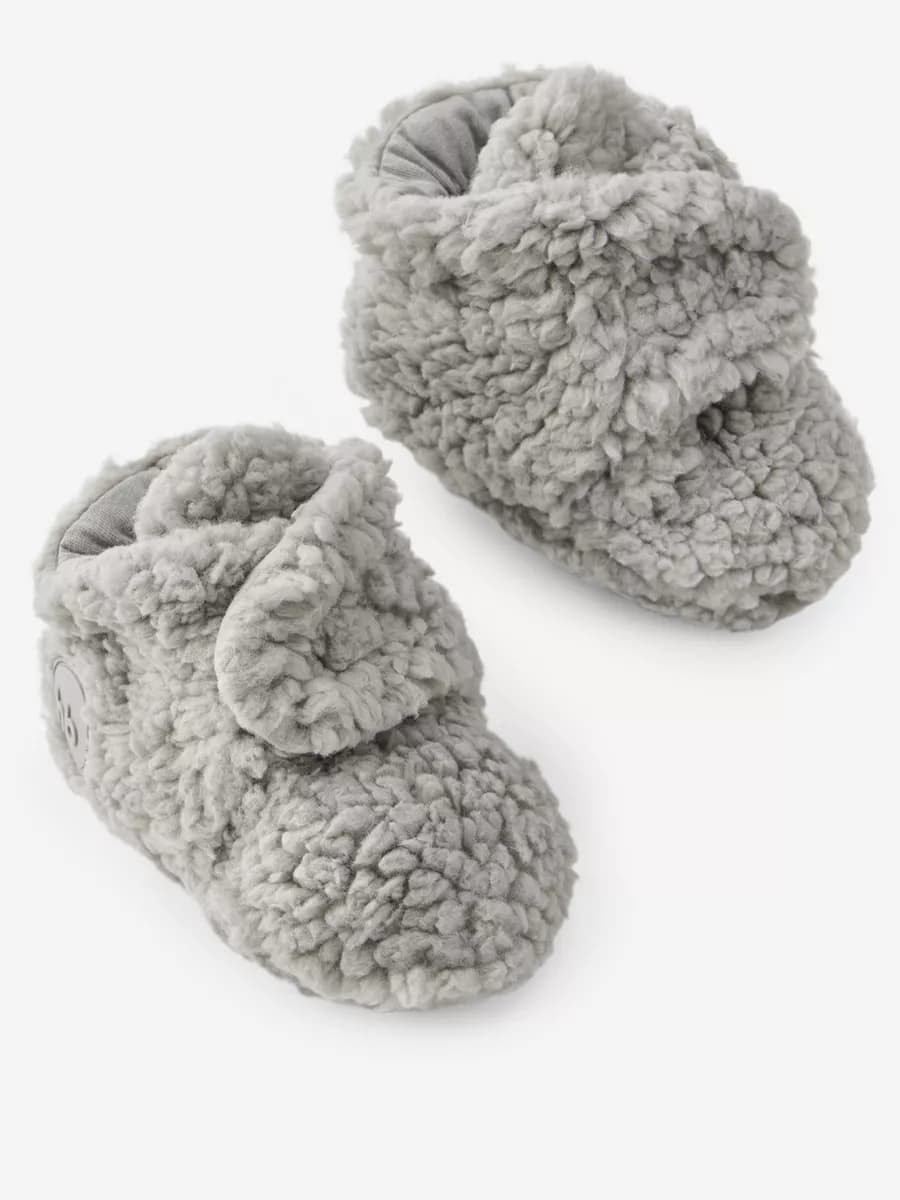 Пинетки для новорожденных на липучке - фото 1