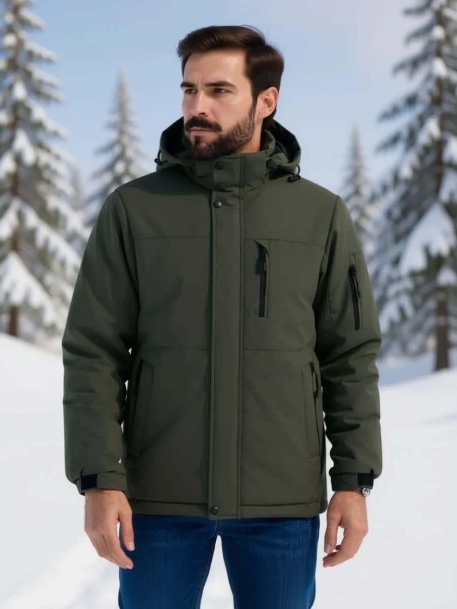 Куртка демисезонная с капюшоном