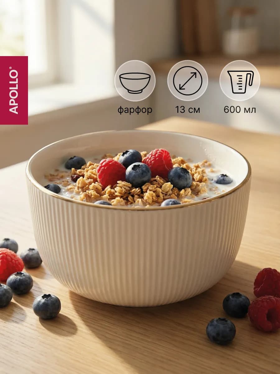 Тарелка глубокая для супа 600 мл