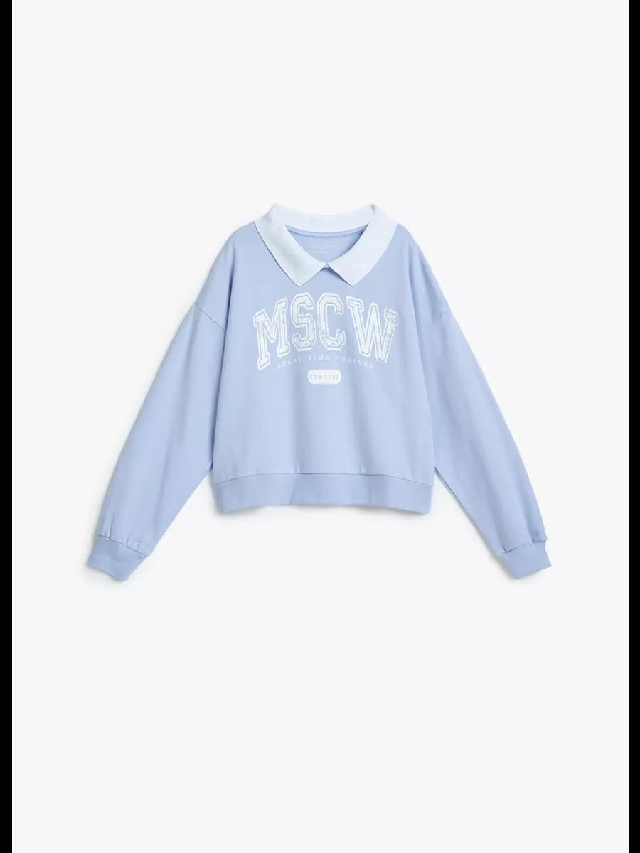 Хлопковая толстовка с принтом