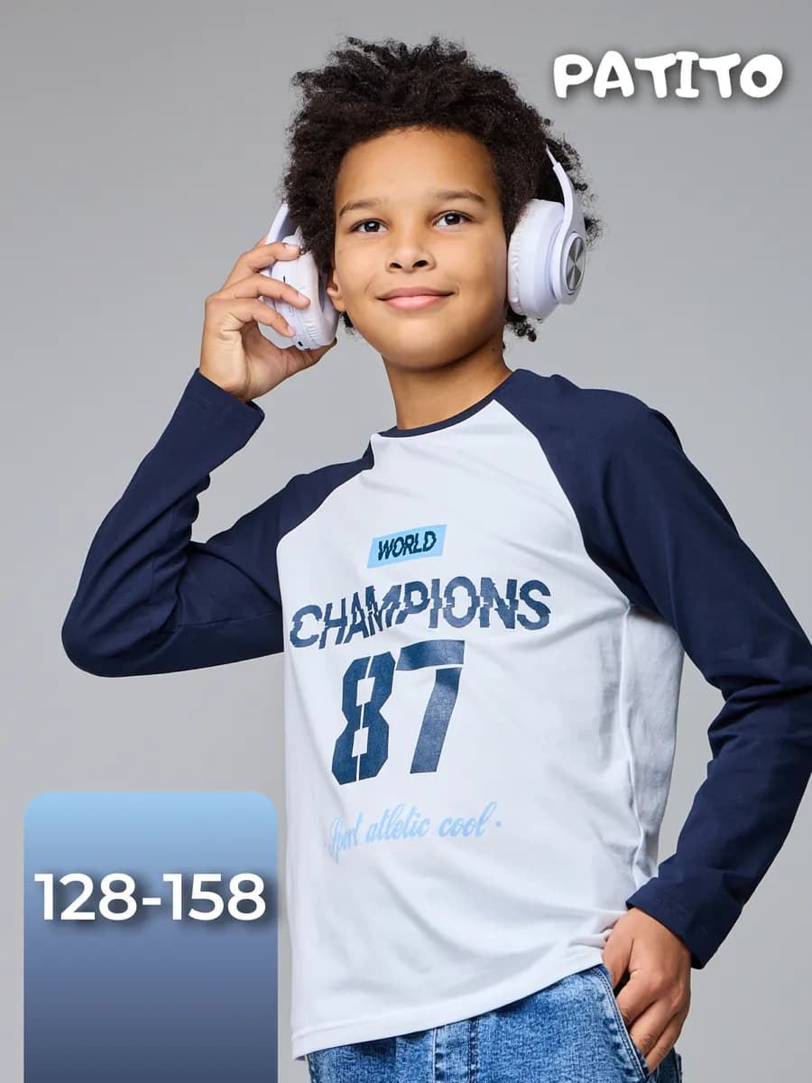 Лонгслив у2к с принтом оверсайз