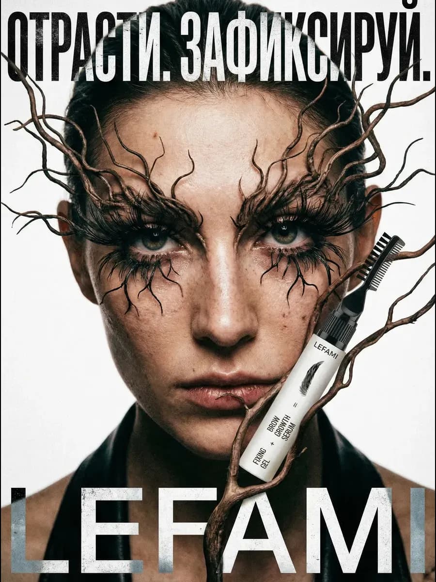 Сыворотка для роста бровей и ресниц с фиксатором