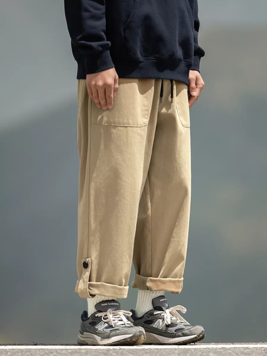 Осенние брюки прямые широкие зауженные оверсайз