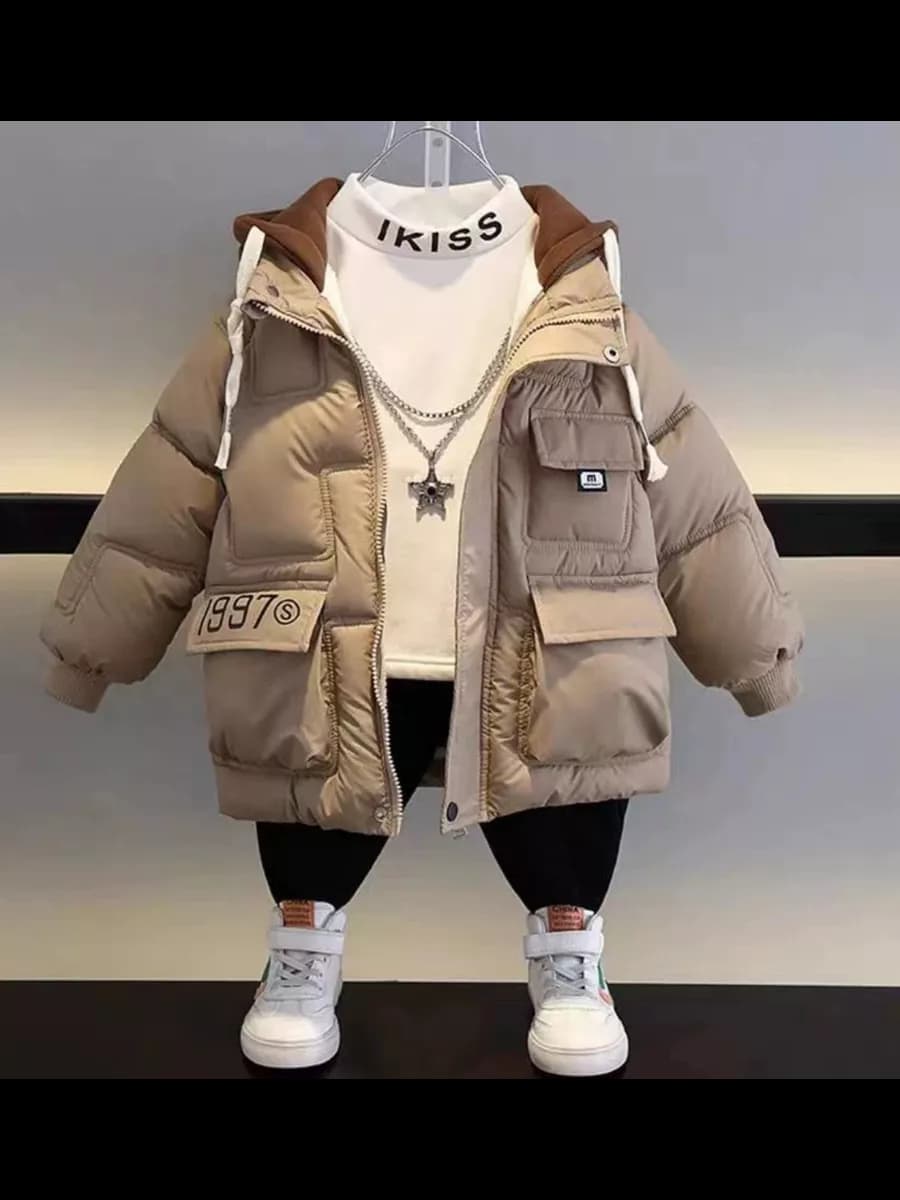 Куртка зимняя детская с капюшоном