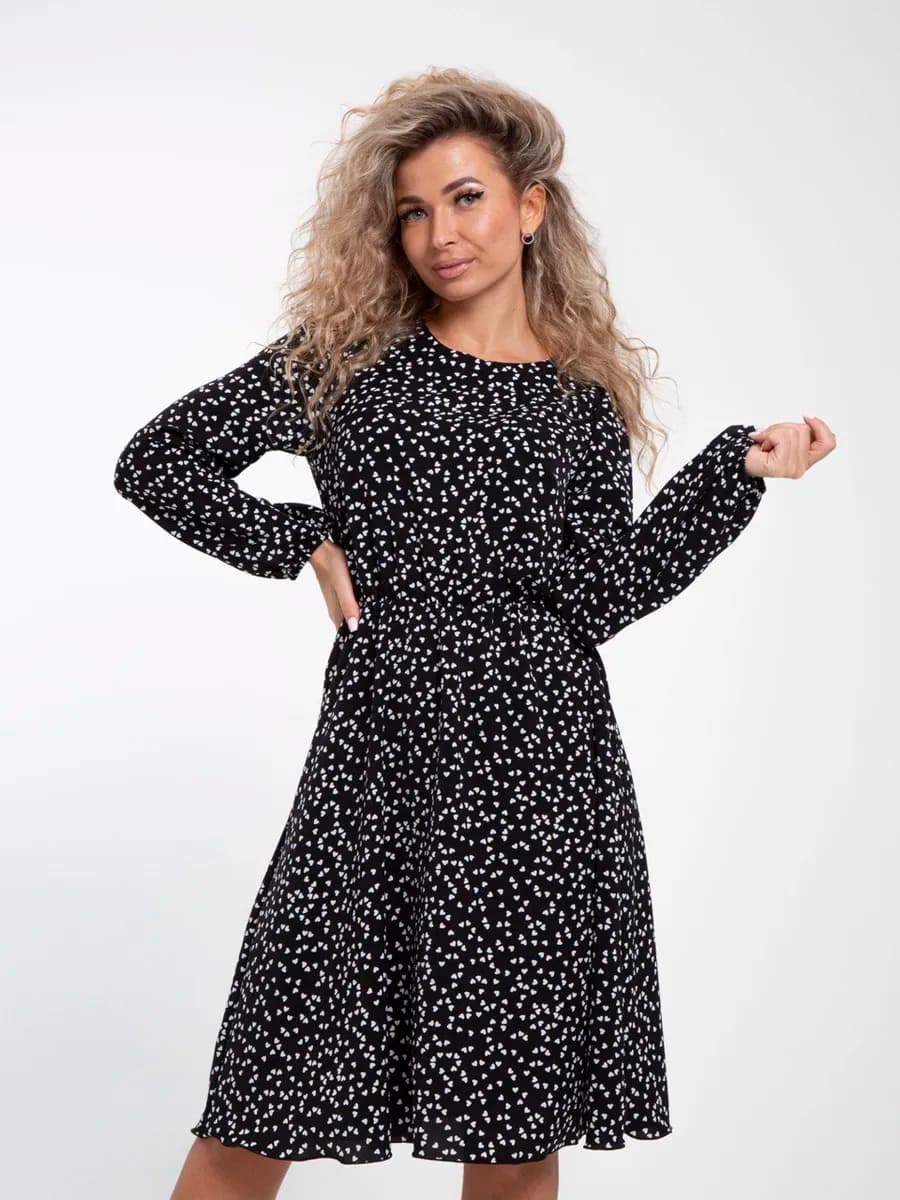 Платье офисное - фото 1