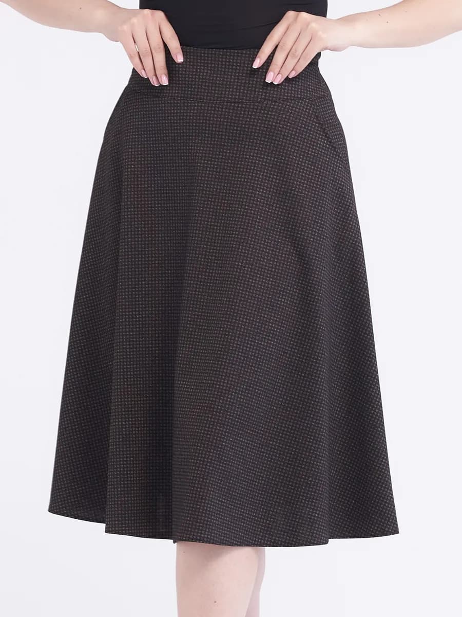 юбка демисезонная клетка