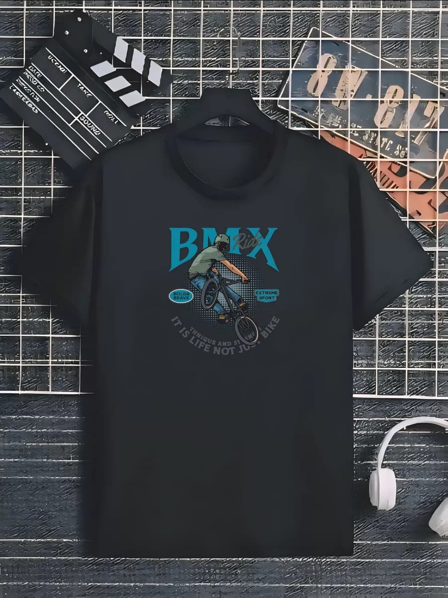 Подростковая футболка с принтом