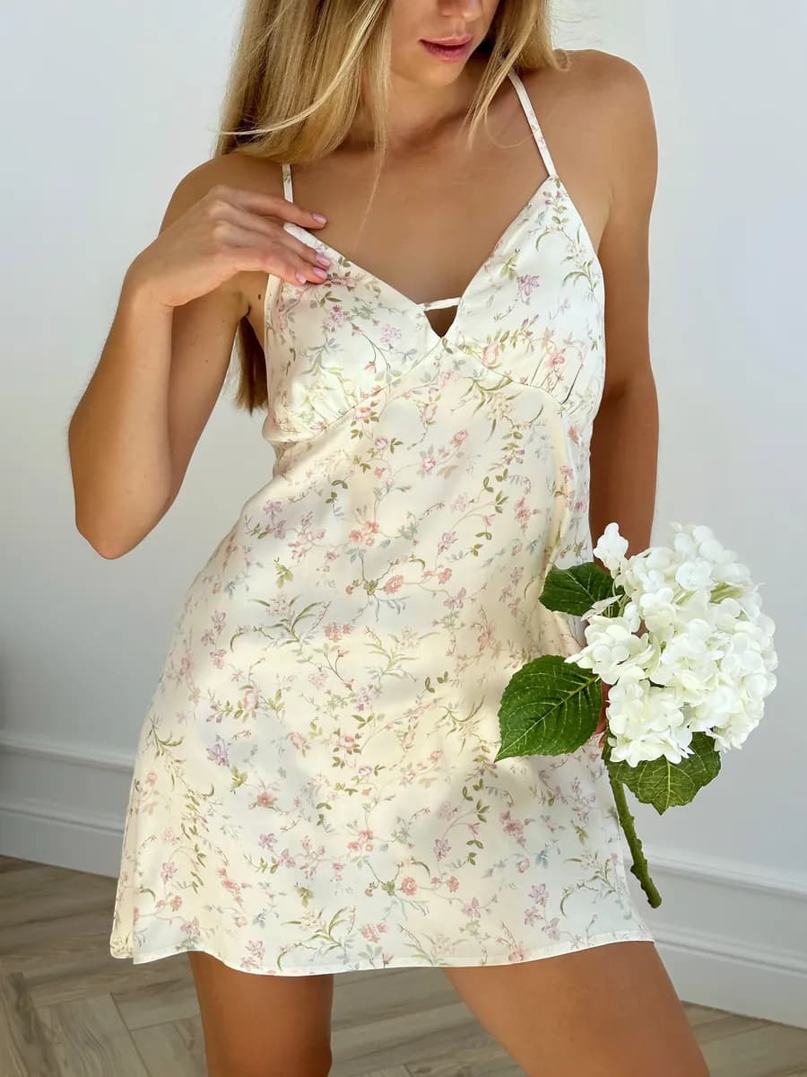 Ночная сорочка домашнее платье ночнушка