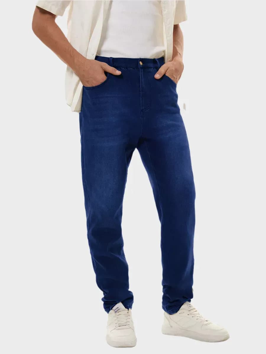 Джинсы классические прямые - фото 1
