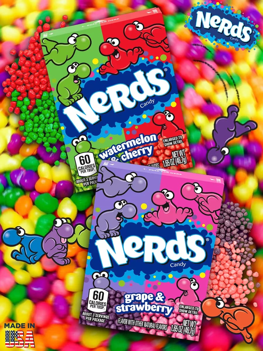 Конфеты Фруктовые Драже Нердс Nerds Candy