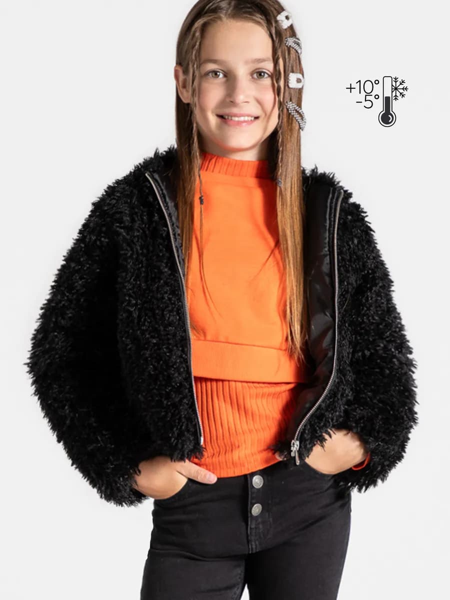 Жакет меховой демисезонный