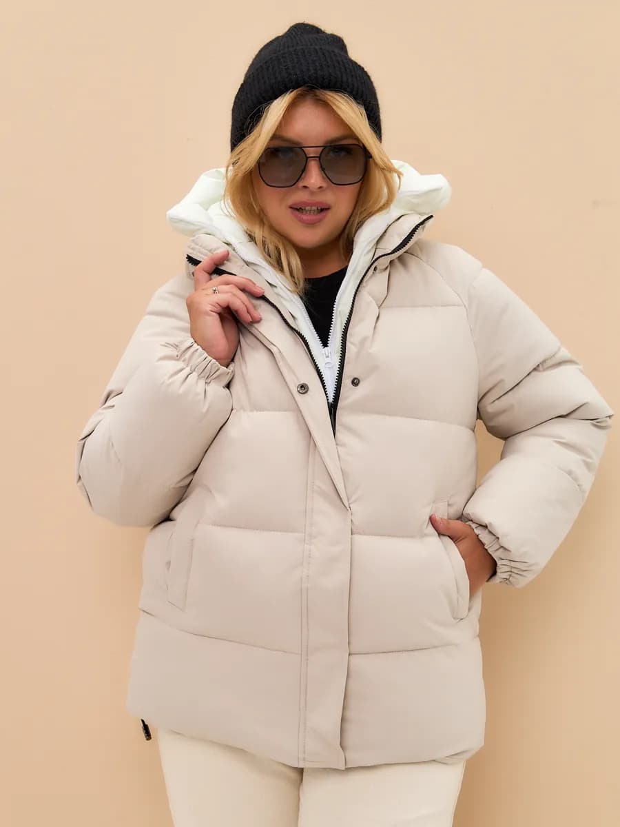 Зимняя куртка больших размеров, осенняя