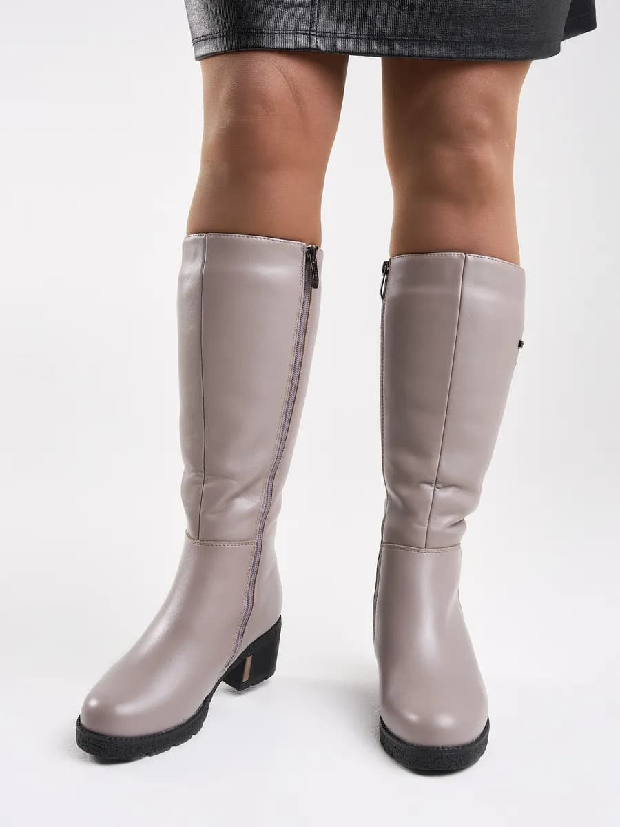 Сапоги Зимние маленький каблук