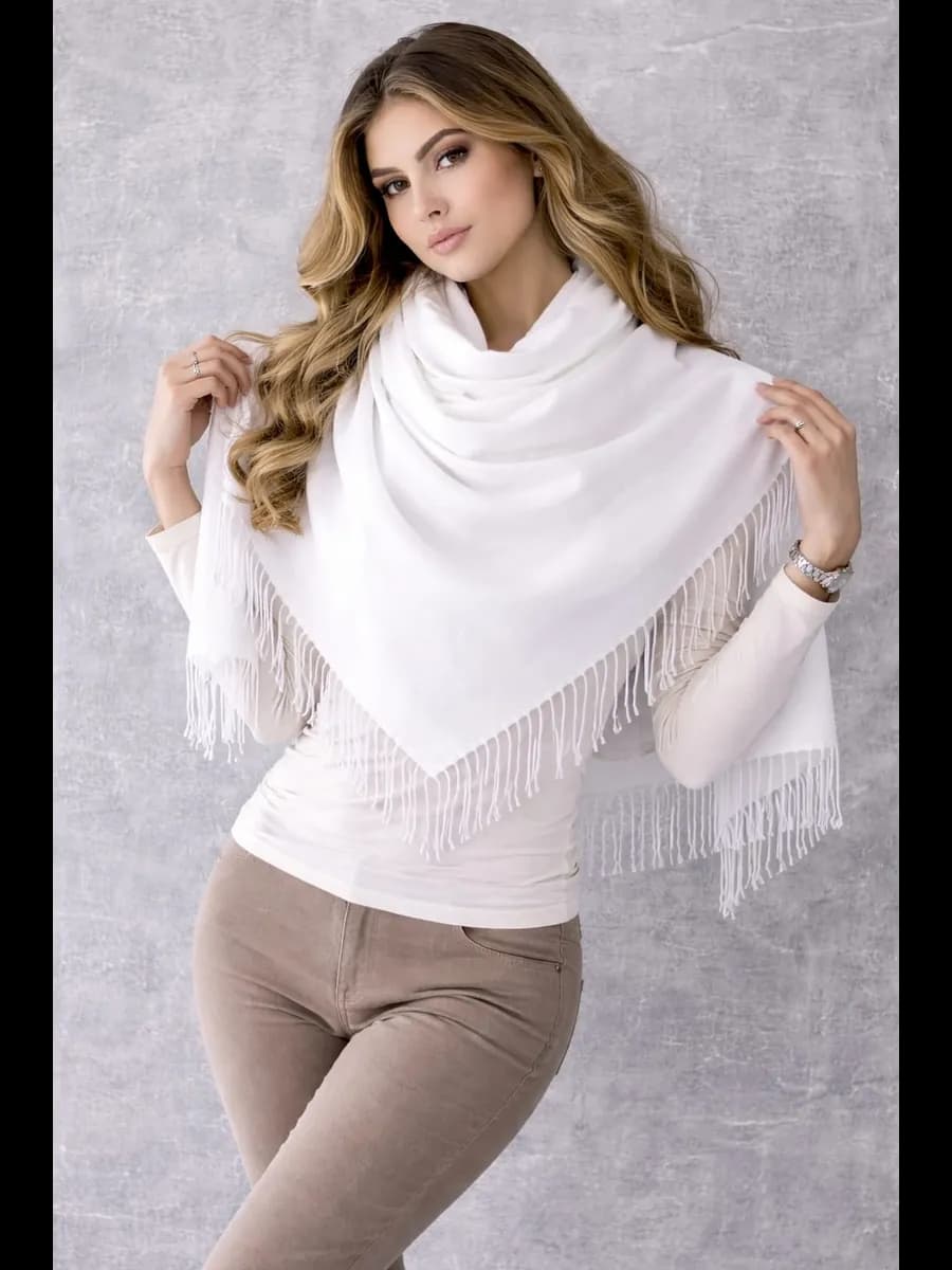 Платок на голову 100х100 см - фото 1