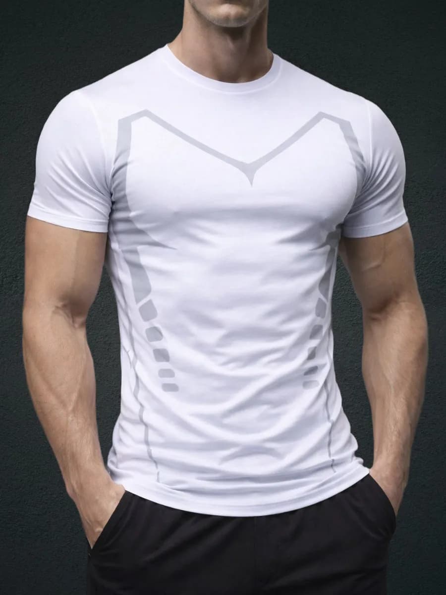 футболка для тренировок спортивная рашгард - фото 1