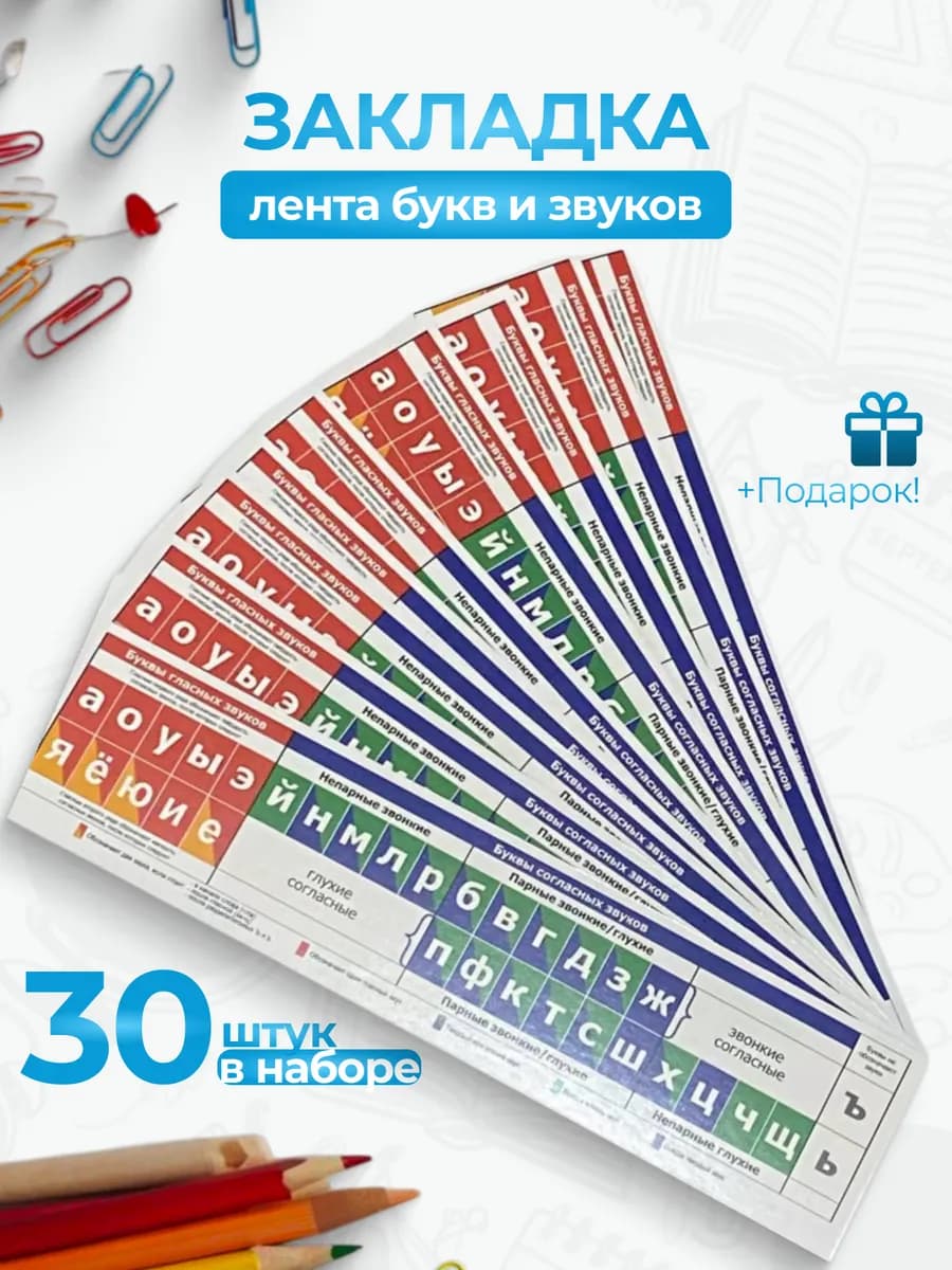 Лента букв и звуков для начальной школы