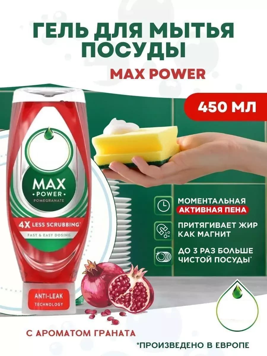 Средство Ultra Max Power (Гранат), 450мл