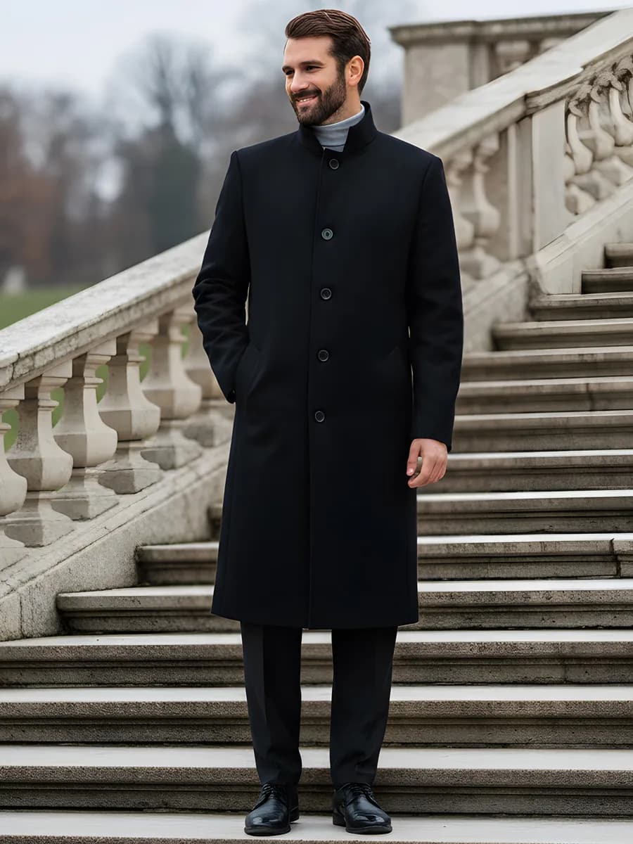 Пальто длинное