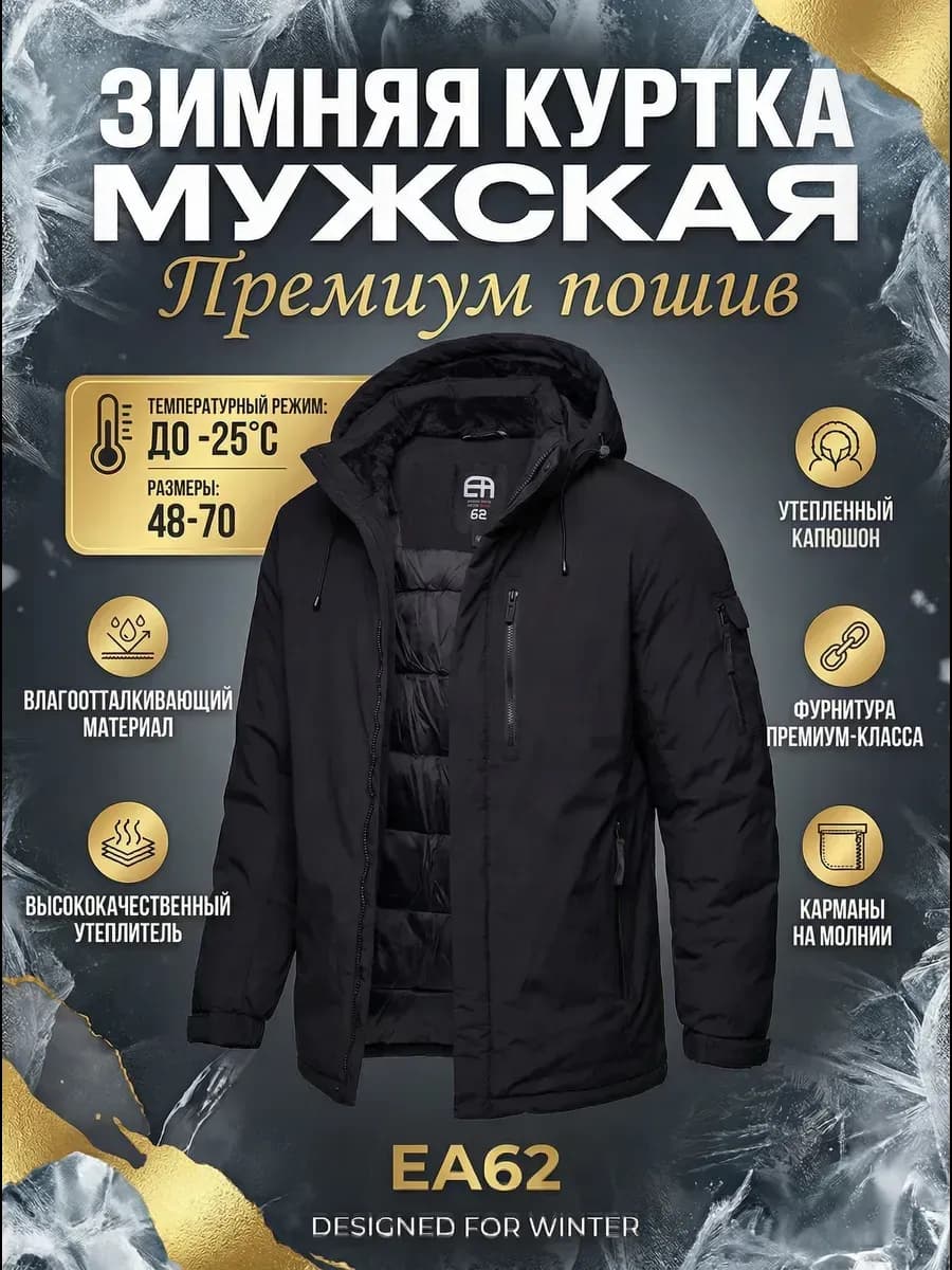 Куртка зимняя короткая