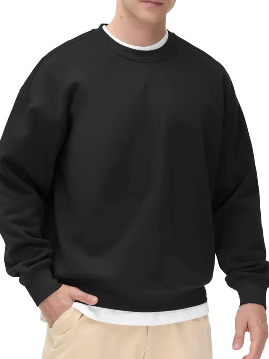 Свитшот оверсайз с начесом