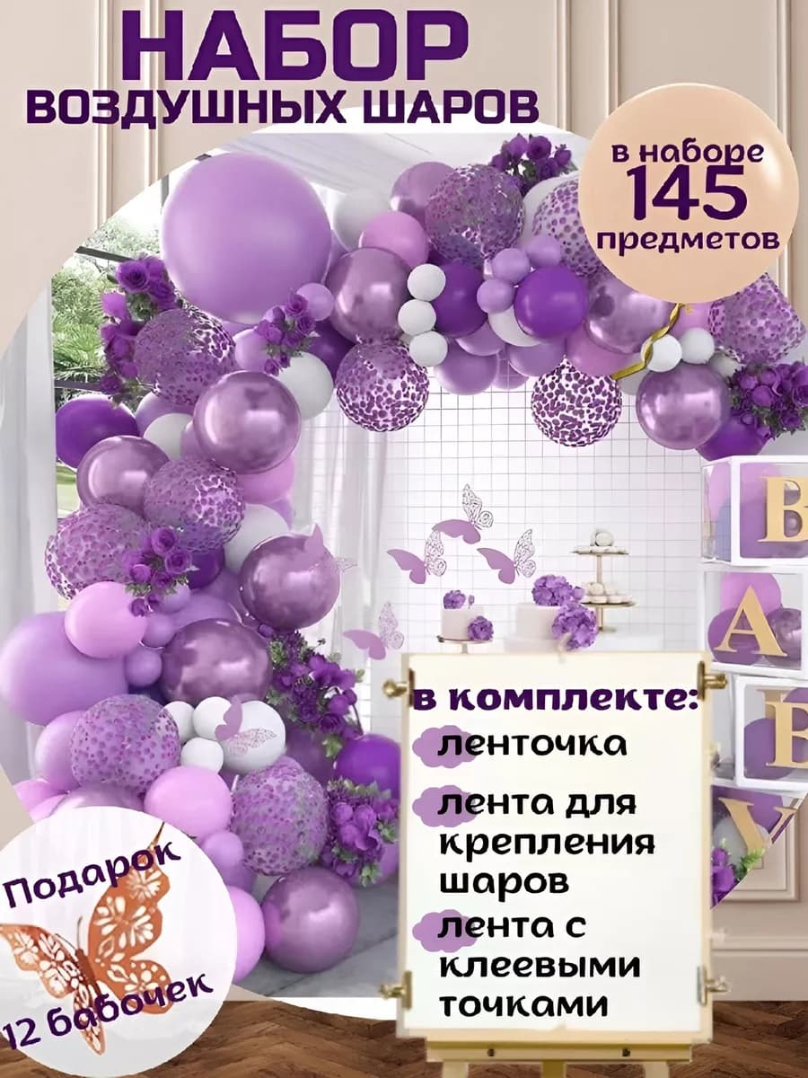Воздушные шары фотозона на день рождения