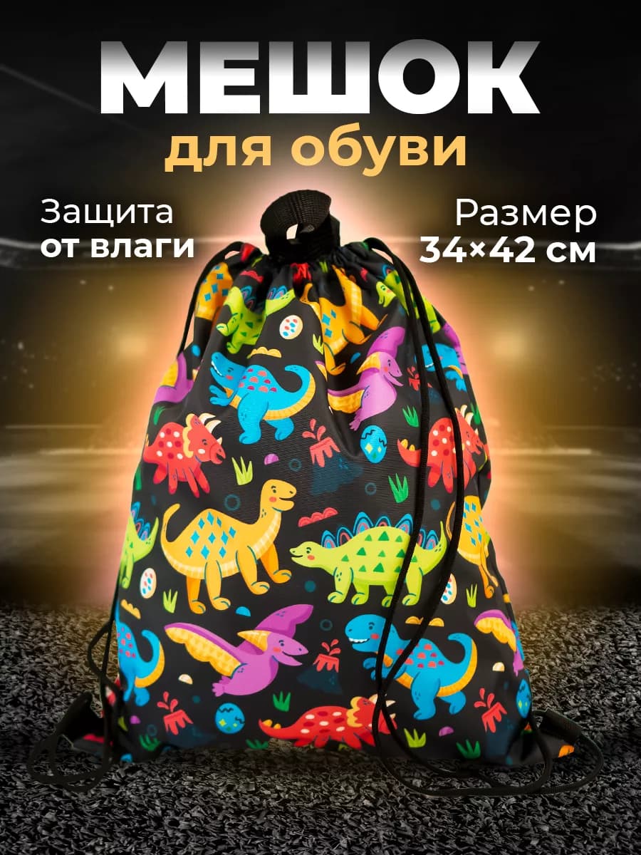 Мешок для обуви в школу, сумка для сменки