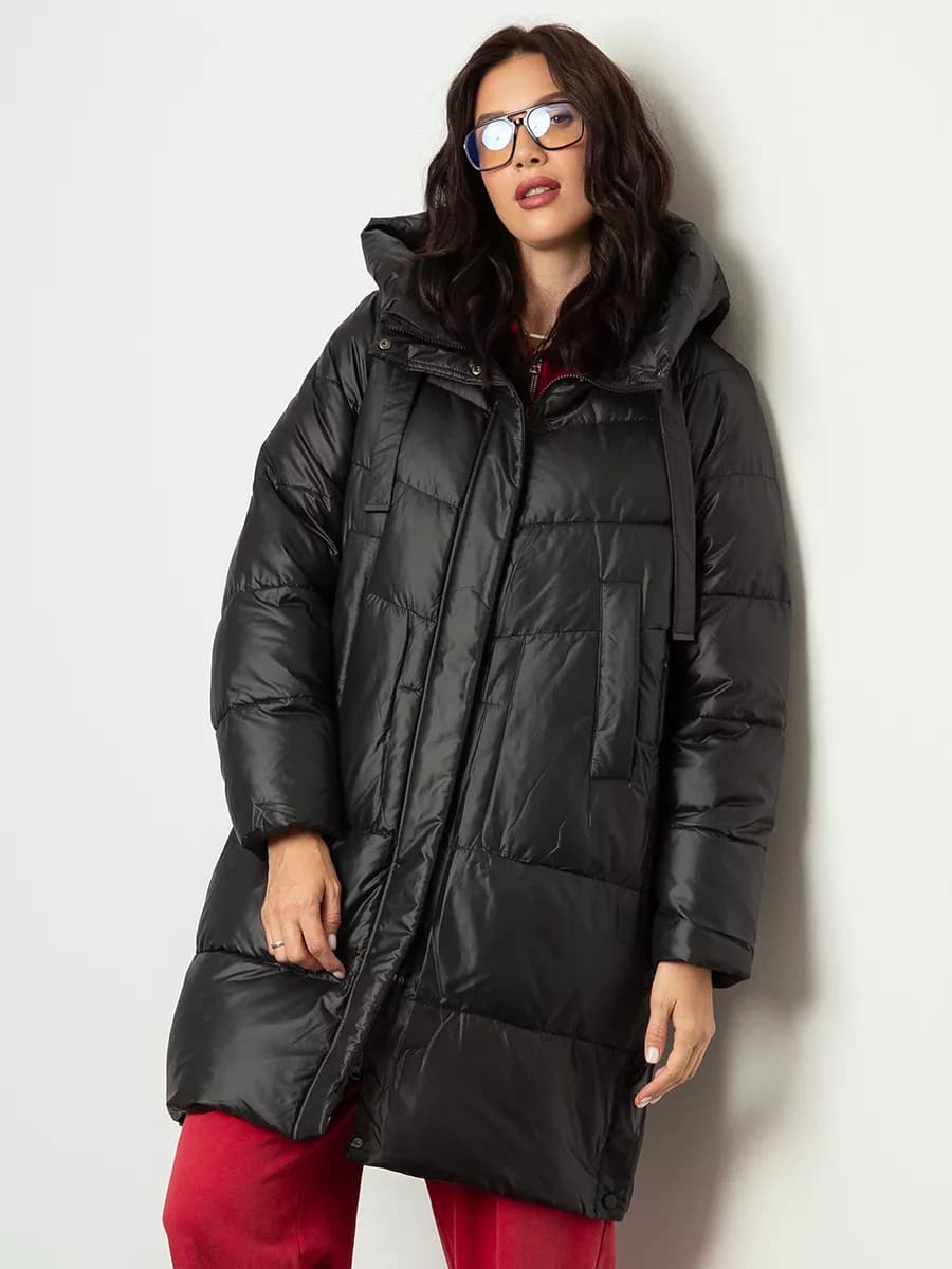Пуховик зимний оверсайз