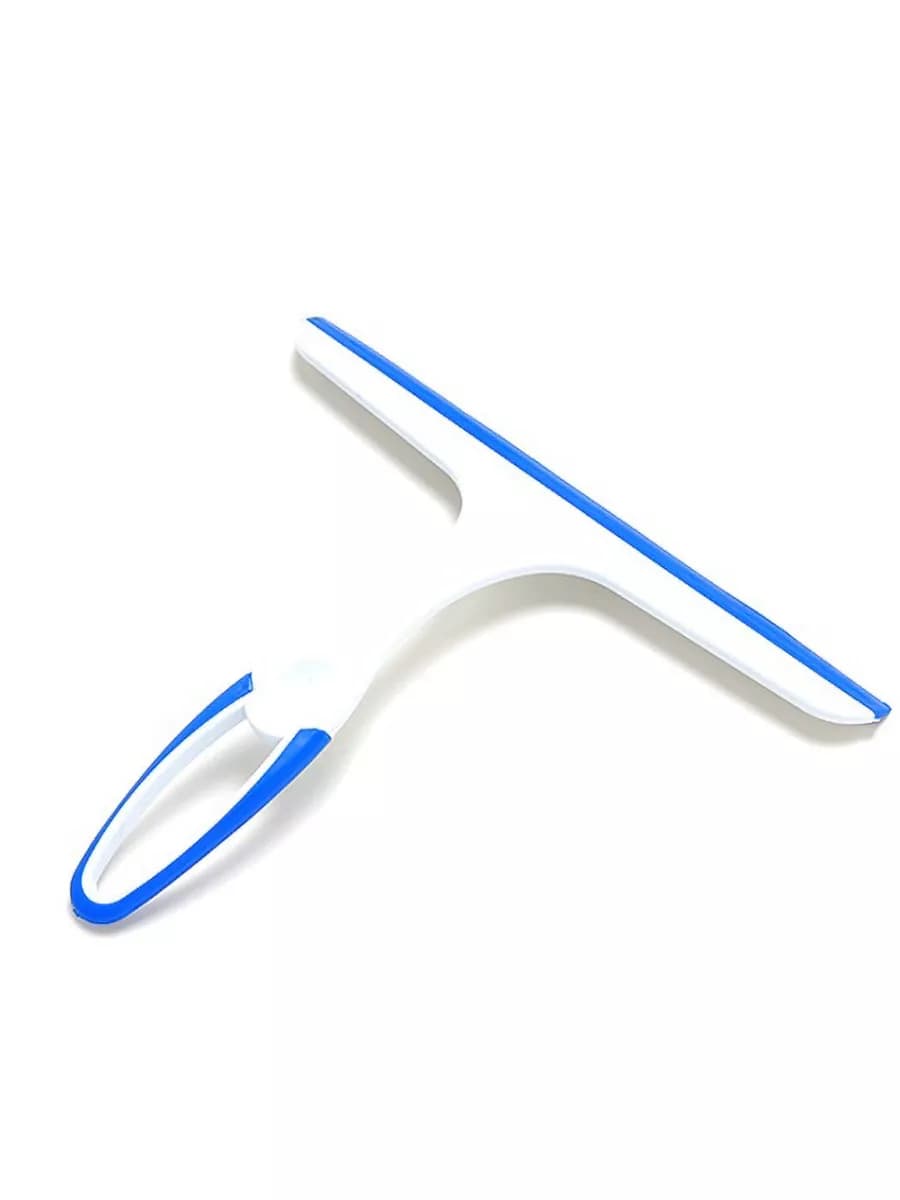 Щетка для мытья стекол синяя 24 см