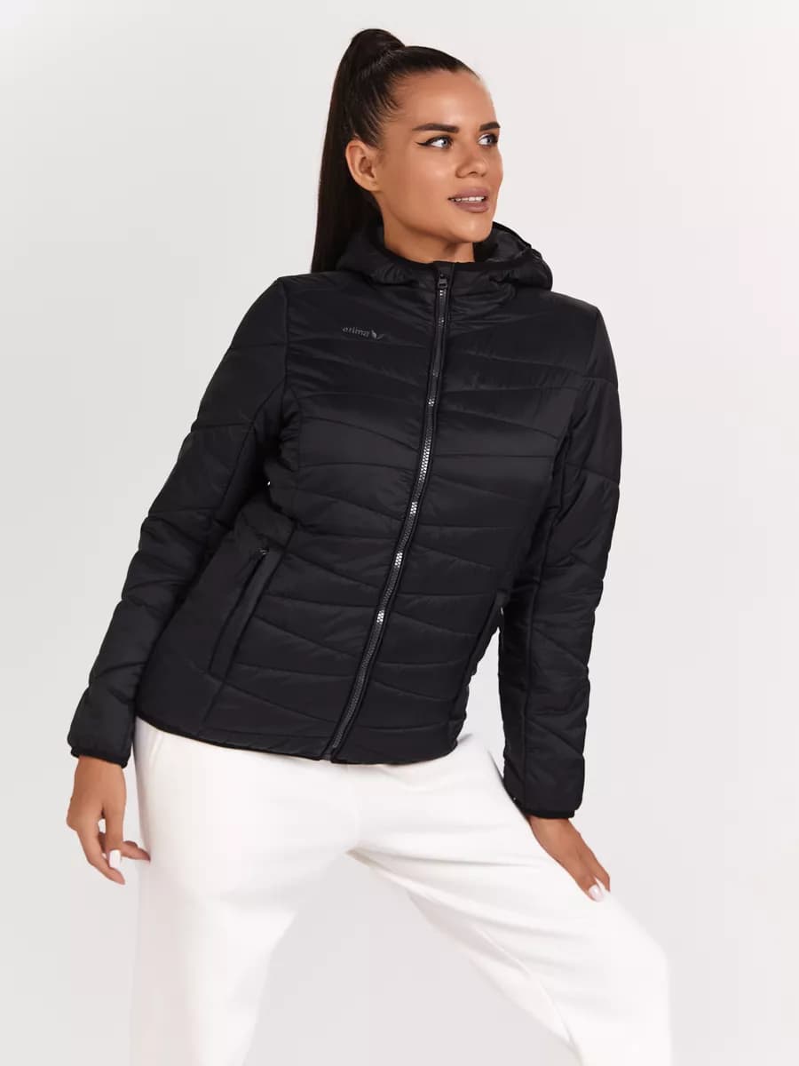 Куртка спортивная женская демисезонная с капюшоном - фото 1