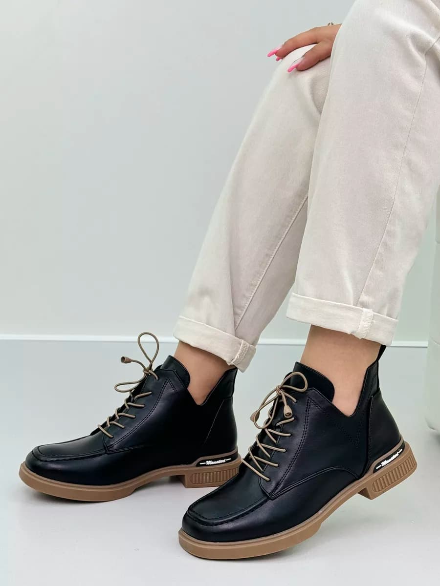 Ботинки женские демисезон кожаные