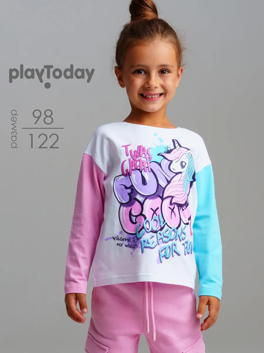 Лонгслив с принтом