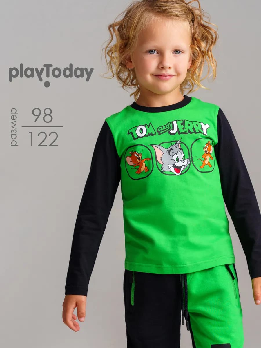 Лонгслив с принтом