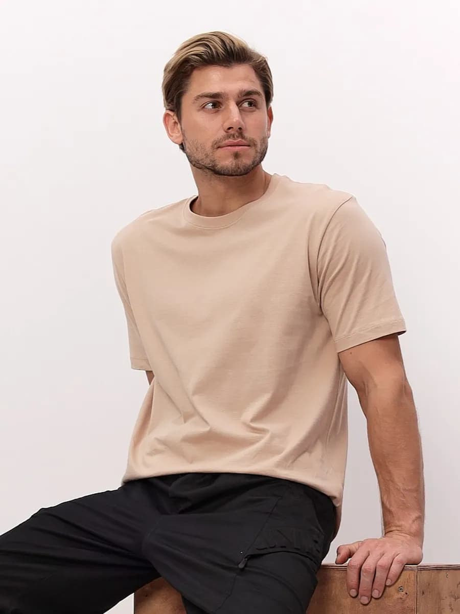 Футболка однотонная хлопок