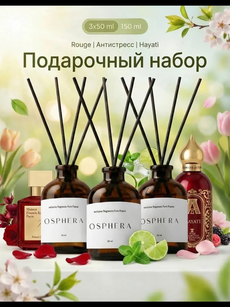 Диффузор для дома с палочками набор