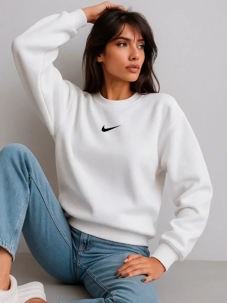 Оверсайз свитшот базовый кофта худи