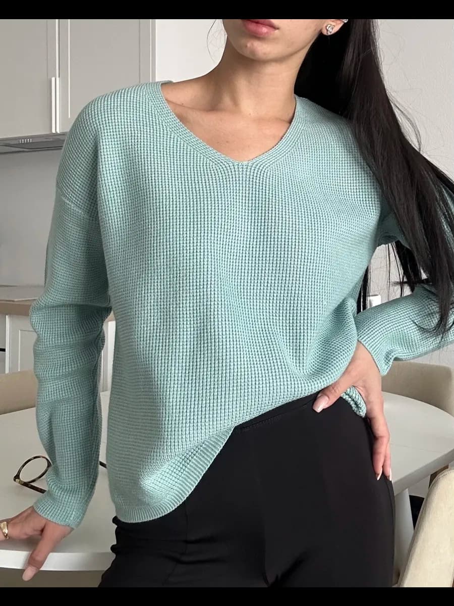 Пуловер легкий на осень - фото 1