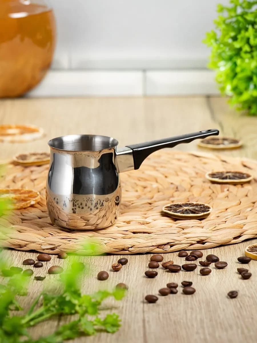 Турка 0.2л нерж. сталь пластик ручка Y4-7931