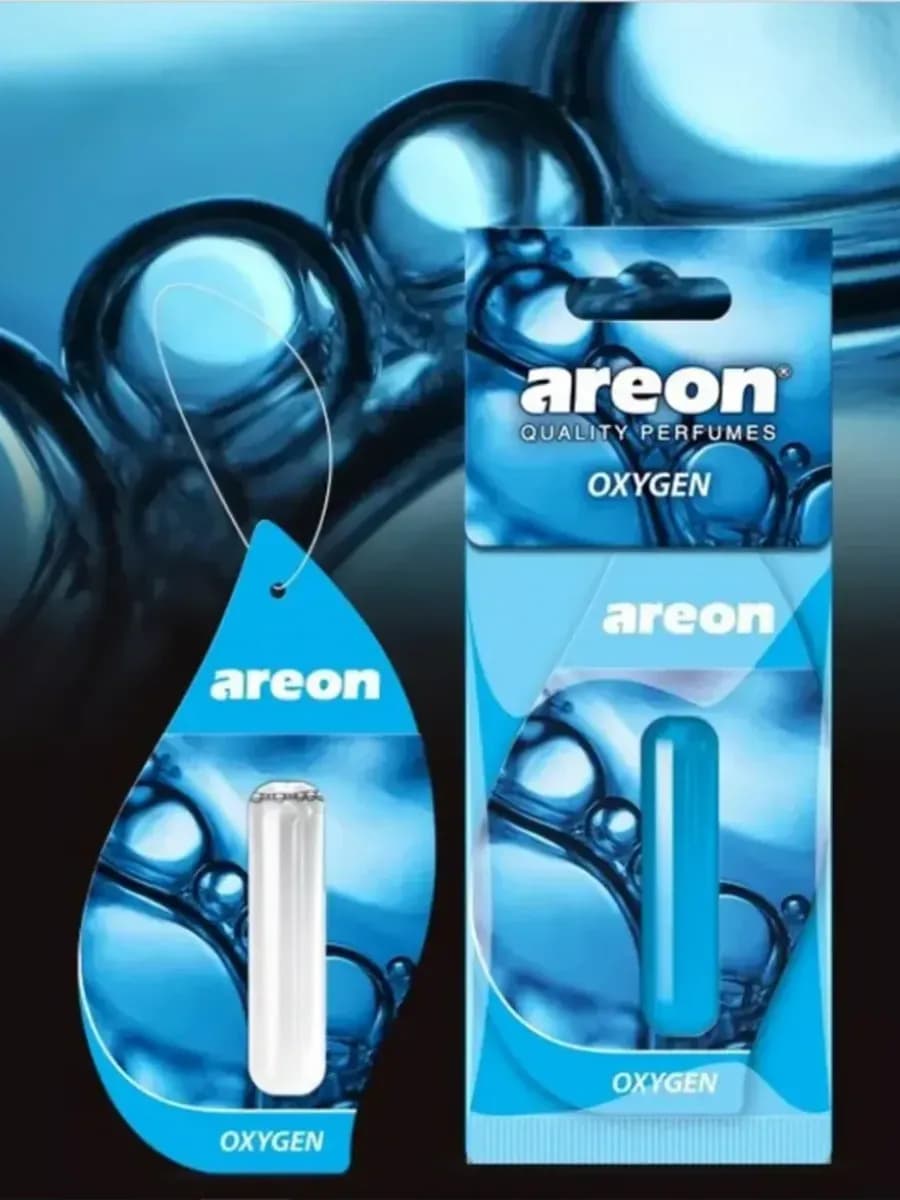 Ароматизатор в автомобиль Ареон с капсулой LIQUID Кислород