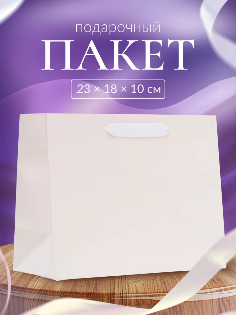 Подарочный пакет для подарка картонный